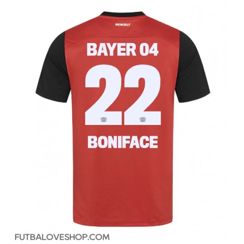 Dres Bayer Leverkusen Victor Boniface #22 Domáci 2024-25 Krátky Rukáv